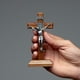 thumbnail image 5 of Crucifijo de madera de ónix para intercesión, 13 cm, 5 pulgadas, 5 of 7