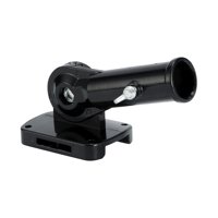 Magideal - Soporte De Mástil De Bandera, Soporte De Mástil De Bandera, Resistencia A La Oxidación, Soporte De Mástil De Bandera, Soporte De Montaje De Mástil Par Poste De Luz Negro