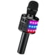 thumbnail image 1 of Micrófono de karaoke BONAOK Bluetooth inalámbrico Q78 con LED negro, 1 of 8