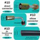 thumbnail image 5 of Kit de Mangueras para AC SMZTools 26 piezas 1,9 m #6 #8 #10 Conexiones, 5 of 8