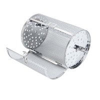 Bothyi - Cesta De Horno De Jaula De Horno De Tambor Tostador De 10 Pulgadas De Calentamiento Uniforme Para Cocina De Barbacoa