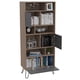 thumbnail image 4 of Living Combo Rack 55 Vassel Miel/Plomo + Biblioteca + Mesa De Centro, 4 of 12