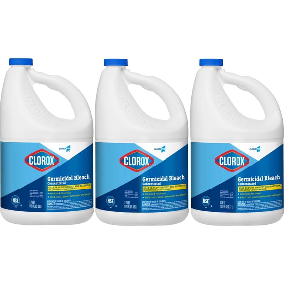 Bleach CloroxPro Clorox Germicide, botella de 3 x 3,6 litros