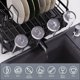 thumbnail image 4 of Escurridor de platos extensible Runnatal 52-70 cm, grande, 4 of 6