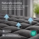 thumbnail image 3 of Cubrecolchón Niagara Sleep Solution Twin con enfriamiento, gris, 3 of 7