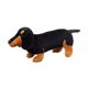 thumbnail image 4 of Lindo Perro De Peluche, Divertido Regalo De Navidad, Animales De Peluche Para Adultos Y Ni?os, 30 Cm, Negro Y Marrón, 4 of 5