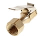 thumbnail image 3 of 1/4 "NPT BRASS LOCK-ON NETHT INFLANTING HEMENA AIR CHUCK PARA EL ORO DE CLIP, 3 of 5