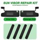 thumbnail image 4 of Kit de reparación de visera solar ROMASO para Jeep JK JKU 2007‑2017, 4 of 7