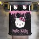 thumbnail image 1 of Comforter Set Queen Size Sequin Hello Kitty Set with 2 Pillowcases for All SeasonsBedding Set 3pcs for Kids Boys Girls Bedroom Decor Bed Sheets, 1 of 5