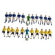 thumbnail image 1 of 22 piezas Jugador de fútbol en miniatura Figuras de juguete Mini fútbol Men Props Crafts Diorama Figuras de personajes para el diseño de la estación, 1 of 5