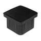 thumbnail image 1 of Regatón Plástico Cuadrado - 25x25mm - Negro - 100 unidades, 1 of 5
