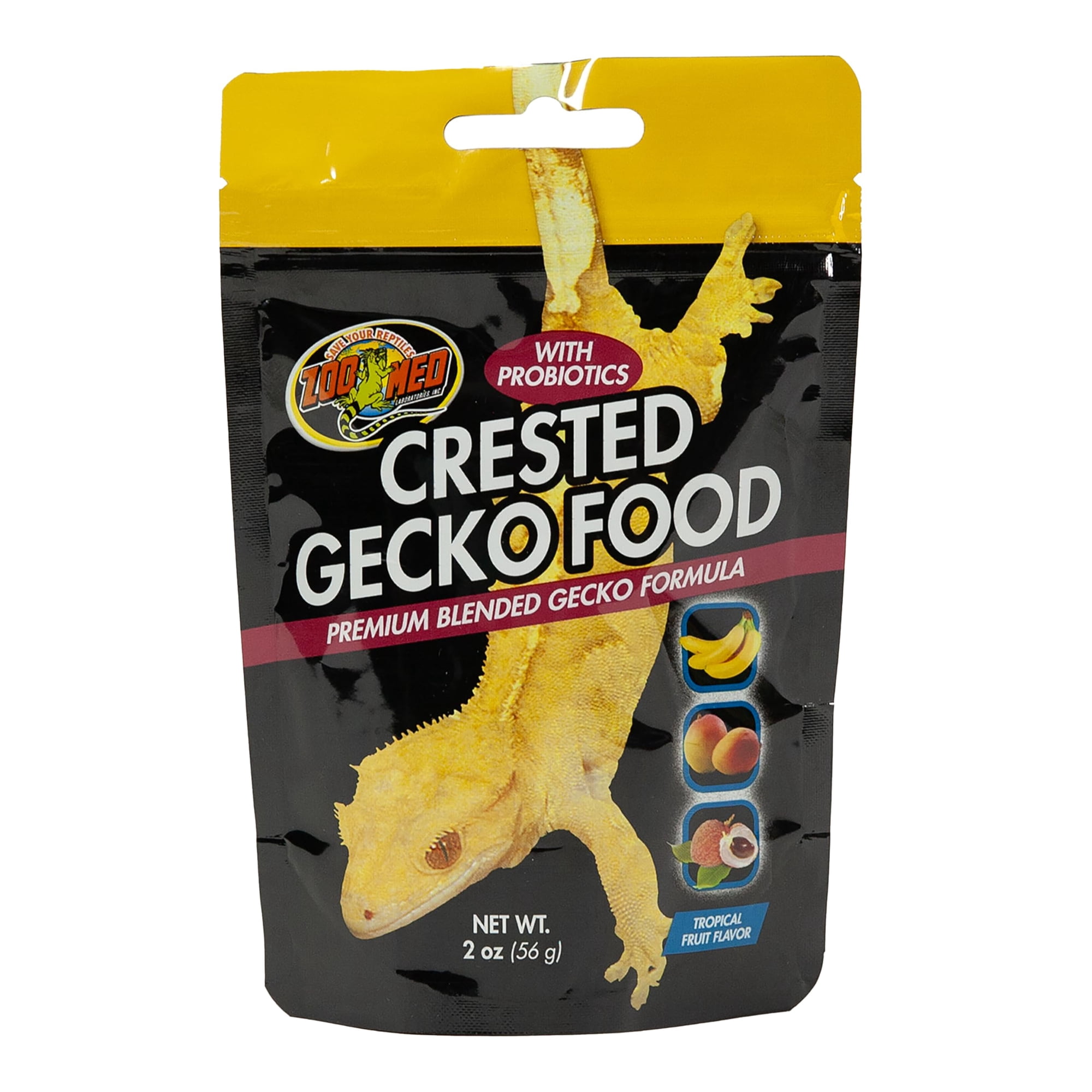Alimento Para Gecko Crestado Sabor Frutas Tropicales 56 G