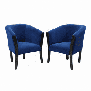 Muebles New - Sitiales Americano Azul Felpa