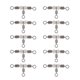 thumbnail image 1 of 10 unids 3 vías giratorio luminoso rodamiento barril en forma de conector giratorio 3.5 cm, 1 of 5