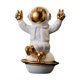 thumbnail image 4 of Figura Decorativa De Cosmonauta De Porcelana Para Sala De Estar, Adorno De Mesa, Moderno Y Elegante, 12x10x16cm, 4 of 5