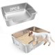 thumbnail image 1 of Caja de arena IXARO 2 unidades – Grande 60 cm – Acero inoxidable, 1 of 5