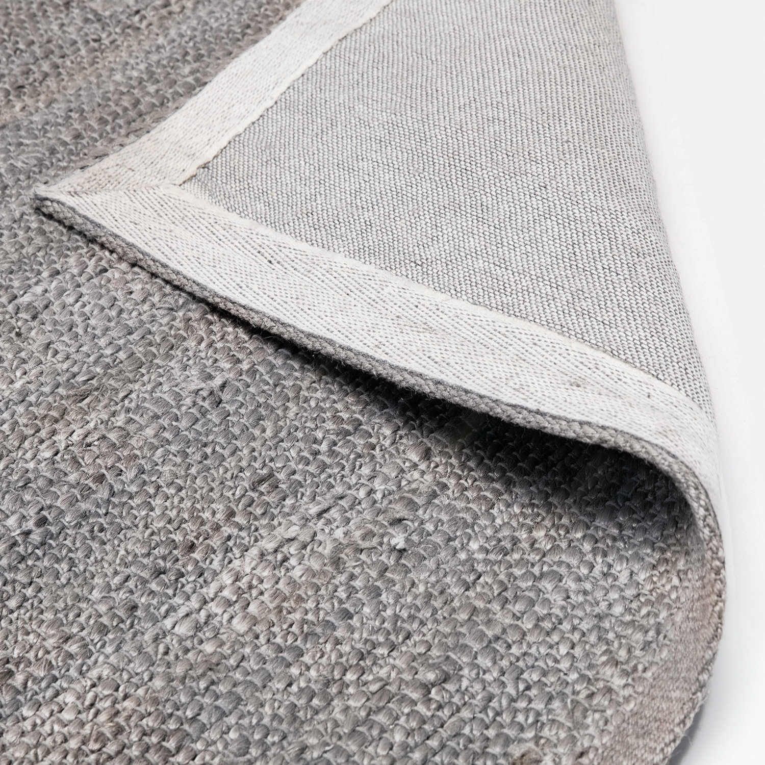 Form Design - Alfombra Yute Sahara 170X240 Gris Oscuro