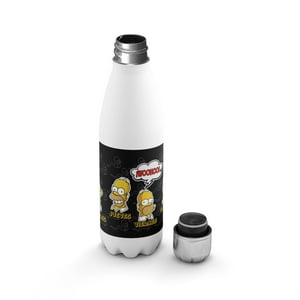 Creango - Botella Agua Termica Los Simpson 7 De Acero Inoxidable
