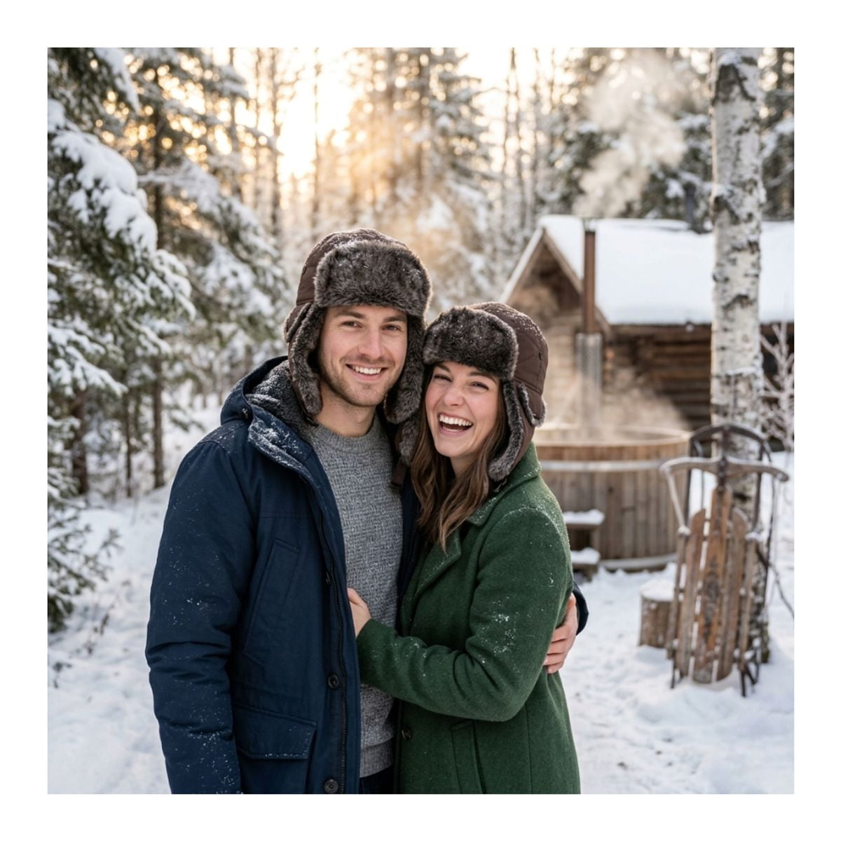 Genérico - Gorro Ruso Unisex De Lona Parka Calido Termico