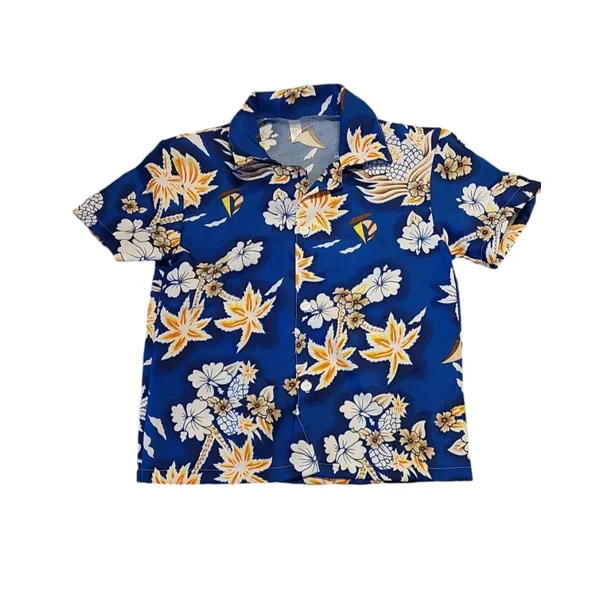 Camisa Guayabera Pascuense o Hawaiana Bailes Tipicos