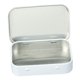 thumbnail image 4 of Caja De Almacenamiento De Tarjetas Contenedor De Accesorios De Hierro Vacío Para Joyería Gadget Blanco Con Bisagra, 4 of 5