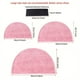 thumbnail image 2 of 1pc Soft and Comfortable Chenille Semicircle Shaggy Rug for Bathroom and Bedroom - Anti-Skid and Absorbent Carpet for Toilet and Household - Durable Floor Mat for Home Decor and Comfort, 2 of 5
