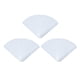 thumbnail image 2 of 60 Piezas Gorro Forro para El Sudor Gorro Forro para El Sudor para Gorra Desechable Auto Amigable con La Piel Forro para El Sombrero Bandas para El Su blanco, 2 of 5