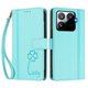 thumbnail image 3 of Funda Cartera Trébol para Xiaomi 15T Pro con Ranuras Tarjetas y Carga Inalámbrica Verde menta, 3 of 6