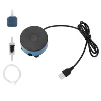 Magideal - Bomba De Aire Pequeña Para Acuario, Compresor De Aire Ultra Silencioso Usb, Suministros De Ahorro Para Peceras, Accesorios Para Acuario