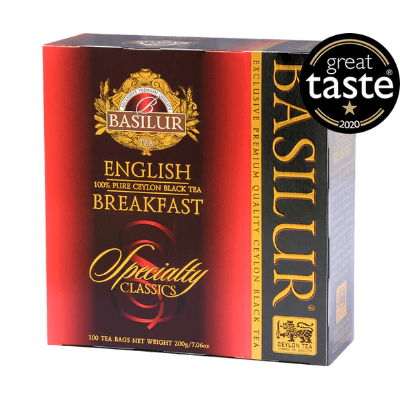Té negro - ENGLISH BREAKFAST - 100 Bolsas (sin sobres)- Basilur