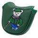thumbnail image 2 of Golf Club Headcover Wrap Sleeve PU Para Golfistas Golf Mallet Putter Head Cover Verde, 2 of 5