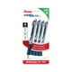 thumbnail image 1 of Bolígrafo de gel Pentel EnerGel RTX BL77PF4CA de 0,7 mm, tamaño mediano, paquete de 4, 1 of 4