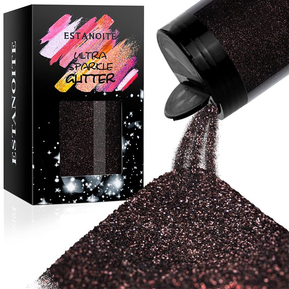 Glitter Estanoite extra fino 210 g, polvo de resina color burgundy wood