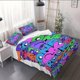 thumbnail image 1 of 3pcs Graffiti Style Creative Poster Duvet Cover Set - Bedding Set for Home Decor RV Camping Soft Furnishings, 1 of 1