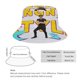 thumbnail image 2 of DJ Raphi Sombrero bucket para adultos, gorra de protección solar, sombrero de pescador plegable para viajes al aire libre, pesca y actividades de verano, 2 of 6
