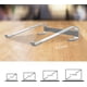 thumbnail image 4 of Soporte para portátil de escritorio, , soporte elevador de aluminio ergonómico y ventilado, compatible con MacBook Air Pro, Dell XPS, HP 11, 14, 15,6 y 17,3 pulgadas, para trabajar desde casa., 4 of 7