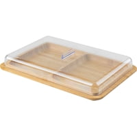 Contenedor Jamón/Queso Doble Bambú Ou