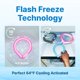 thumbnail image 4 of Tubo de enfriamiento de cuello KN FLAX Ice Ring reutilizable Blue-Basic, 4 of 7