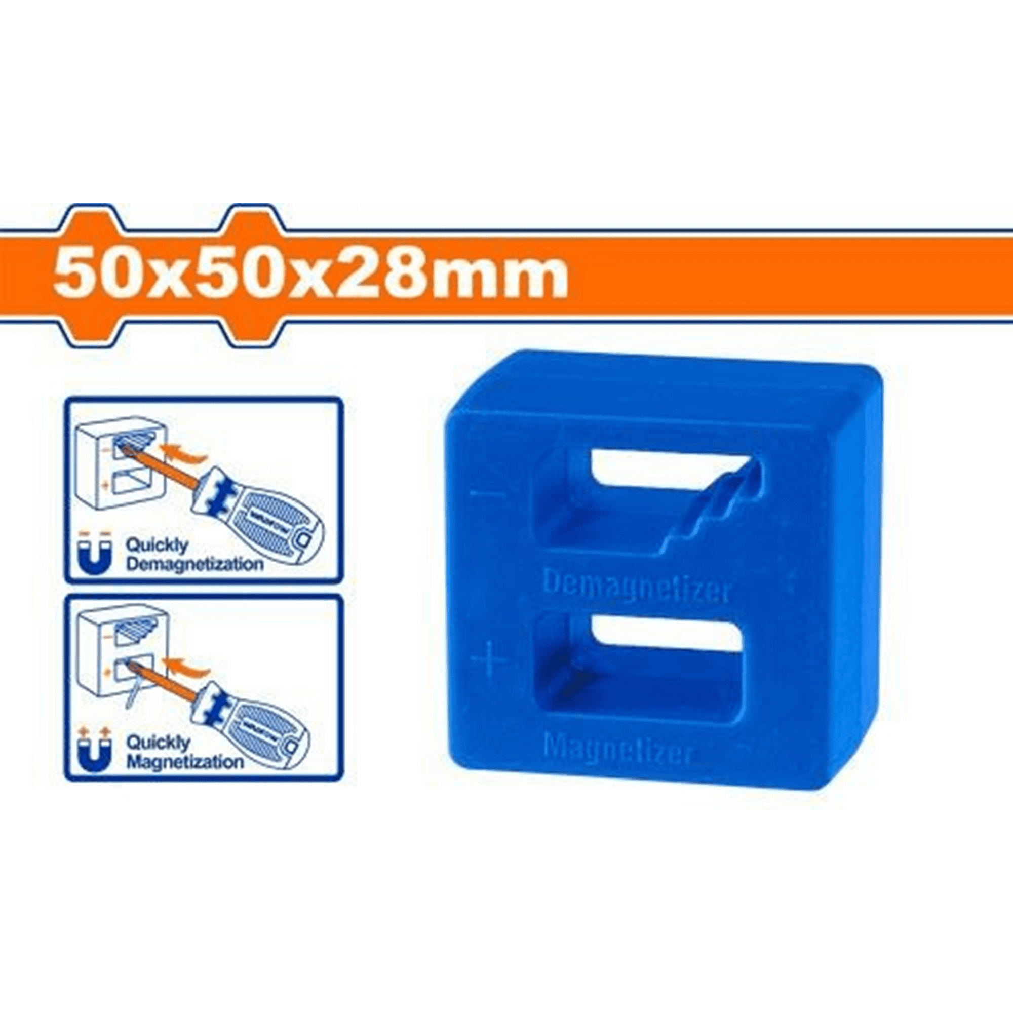 Magnetizador Destornillador 50x50x28 Mm Wadfow Desmagnetizador