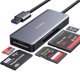 thumbnail image 1 of Lector de tarjetas ZIYUETEK USB 3.0 a Compact Flash 5 ranuras gris, 1 of 8