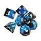 thumbnail image 5 of 7x Dados Poliédricos, Juguetes De Entretenimiento, Juego De Rol, Negro, Azul, Blanco, 5 of 5