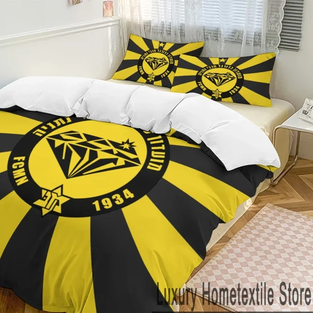 3D Maccabi Netanya Bedding Set Duvet Cover Bed Set Quilt Cover Pillowcase Comforter Boys Adult Bedding Set Bed Sheets
