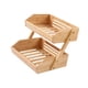 thumbnail image 2 of Cesta De Bambú Para Frutas, Estantes Para Despensa, Cesta Para Pan Y Verduras Para Despensa, Cocina, 2 Capas, 2 of 5