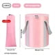 thumbnail image 1 of Relax and Refresh Anywhere with our Collapsible Foot Bath Basin - Portable, Washable, and Stylish! Perfect for Traveling, Camping, and Outdoor Activities. Available in Pink, Blue, and Grey. Best Gifts, 1 of 5
