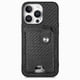 thumbnail image 2 of Funda Billetera Tejida para iPhone 16 Pro Max con Soporte y Tarjetero Negro, 2 of 5
