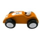 thumbnail image 3 of Auto De Carrera Piloto Con Numero Juguete Madera Naranja, 3 of 3