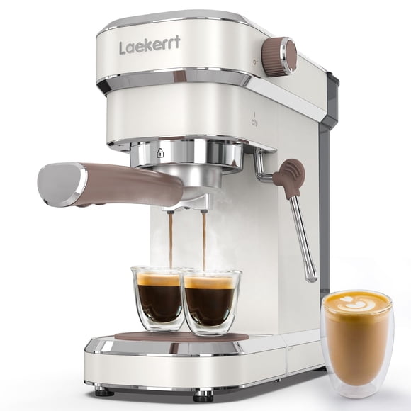 Máquina de espresso Laekerrt CMEP01 de 20 bar con espumador de leche
