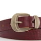 thumbnail image 2 of Cinturón Mujer Textura Croco Hebilla Moda casual rojo Talla Única, 2 of 5