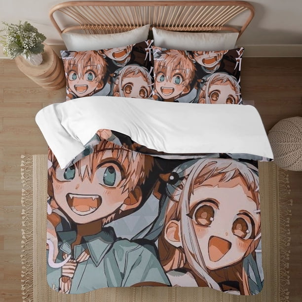 Toilet-bound Hanako-kun Soft 3D Printed Duvet Cover Bedding Set with Comforter Cover 3 Piece Set