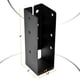 thumbnail image 2 of Soportes para Vigas WIMART 2"x4" de Acero Negro 8 piezas, 2 of 7